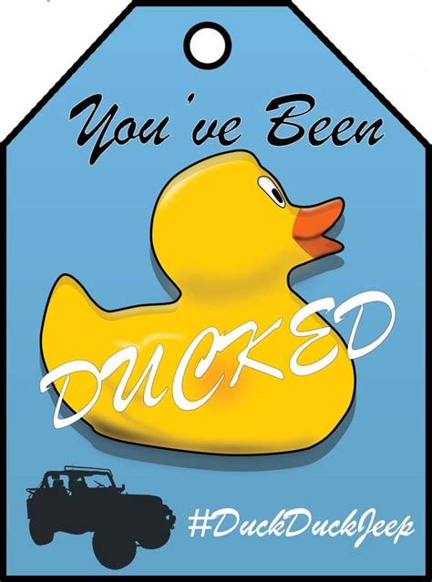 You Ve Been Ducked Printable Free